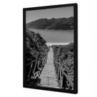 Quadro Decorativo Cidade Arraial do Cabo em Moldura Caixa