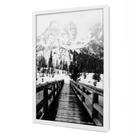 Quadro Decorativo Cidade Bariloche em Moldura Caixa