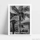 Quadro Decorativo Cidade Beverly Hills em Moldura Caixa
