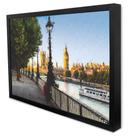 Quadro Decorativo Cidade Londres - Big Bem em Moldura Caixa Quadro Decorativo Cidade Londres - Big Bem em Moldura Caixa