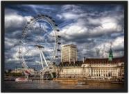 Quadro Decorativo Cidade Londres Decoração De Salas Com Moldura
