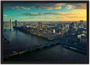 Quadro Decorativo Cidade Londres Decoração De Salas Com Moldura