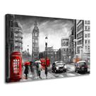 Quadro Decorativo Cidade Londres Decoração em Tela Borda Infinita