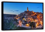 Quadro Decorativo Cidade Matera Itália Turismo Tela Canvas Premium Grande