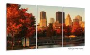 Quadro Decorativo Cidade Montreal Canadá Mosaico