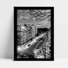 Quadro Decorativo Cidade Munique em Moldura Caixa