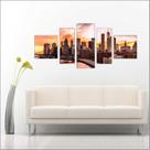 Quadro Decorativo Cidade New York Salas Interiores Decoração TT2 Quadro Decorativo Cidade New York Salas Interiores Decoração TT2