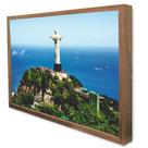 Quadro Decorativo Cidade Rio de Janeiro - Cristo Redentor em Moldura Caixa