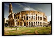 Quadro Decorativo Cidade Roma Coliseu Grande Tela Canvas Premium
