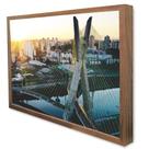 Quadro Decorativo Cidade São Paulo - Ponte Estaiada em Moldura Caixa
