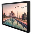 Quadro Decorativo Cidade Taj Mahal em Moldura Caixa