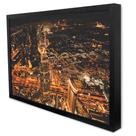 Quadro Decorativo Cidade Vista de Dubai em Moldura Caixa Quadro Decorativo Cidade Vista de Dubai em Moldura Caixa