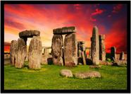 Quadro Decorativo Cidades Amesbury Stonehenge Reino Unido Turismo Viagens Salas Com Moldura RC173