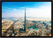 Quadro Decorativo Cidades Dubai Emirados Árabes Unidos Paisagem Quartos Salas Com Moldura RC038