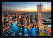 Quadro Decorativo Cidades Dubai Emirados Árabes Unidos Paisagem Quartos Salas Com Moldura RC165