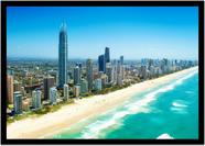 Quadro Decorativo Cidades Queensland Austrália Paisagem Lojas Quartos Salas Com Moldura RC086