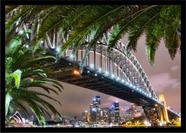 Quadro Decorativo Cidades Sidney Austrália Paisagem Salas Quartos Com Moldura RC008