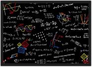 Quadro Decorativo Ciências Matemática Fórmulas Números Decoração Com Moldura G01