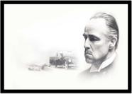 Quadro Decorativo Cinema O Poderoso Chefão The Godfather Filmes Quartos Salas Com Moldura RC025 Quadro Decorativo Cinema O Poderoso Chefão The Godfather Filmes Quartos Salas Com Moldura RC025