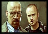 Quadro Decorativo Cinema Séries Breaking Bad Filmes Quartos Salas Com Moldura RC034 Quadro Decorativo Cinema Séries Breaking Bad Filmes Quartos Salas Com Moldura RC034