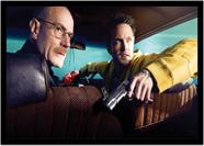 Quadro Decorativo Cinema Séries Breaking Bad Filmes Quartos Salas Com Moldura RC040