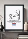 Quadro Decorativo Circuito de Zandvoort Formula 1 Com Vidro Tamanho:21cm x 30cm (A4) Quadro Decorativo Circuito de Zandvoort Formula 1 Com Vidro Tamanho:21cm x 30cm (A4)