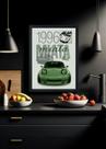Quadro Decorativo Clássico Miata 1996 - Com Vidro Tamanho:21cm x 30cm (A4) Quadro Decorativo Clássico Miata 1996 - Com Vidro Tamanho:21cm x 30cm (A4)