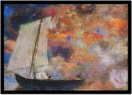 Quadro Decorativo Clássicos Nuvens De Flores Odilon Redon (1903) Quartos Salas Com Moldura RC020