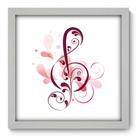 Quadro Decorativo - Clave de Sol - 33cm x 33cm - 053qdgb