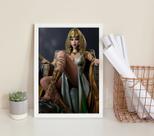 Quadro Decorativo Cleopatra - Arquétipo 45x34cm - com vidro