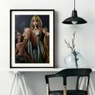 Quadro Decorativo Cleopatra Arquétipo - 60x48cm