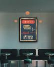 Quadro Decorativo Coffee Is Liquid Optimism Vintage -70x50cm