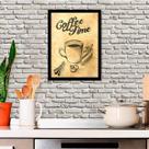 Quadro Decorativo Coffee Time 45x34cm