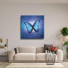 Quadro decorativo com Borboleta Azul Quadro decorativo com Borboleta Azul