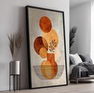 Quadro Decorativo com Moldura Caixa Vaso Desenho Arte para parede Sala, Quarto e Escritório