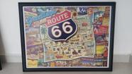 Quadro Decorativo Com Moldura Route 66