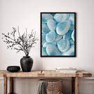 Quadro Decorativo Conchas Azuis - 70x50cm