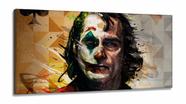 Quadro Decorativo Coringa Joker 130x60 em Tecido Canvas
