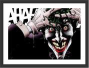 Quadro Decorativo Coringa Joker Decorações Com Moldura