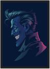 Quadro Decorativo Coringa Nerd Geek Super Heróis Decorações Com Moldura