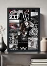 Quadro Decorativo Corinthians Corinthianismo - Com vidro Tamanho:21cm x 30cm (A4)