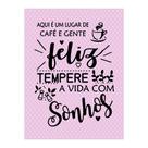 Quadro Decorativo Cozinha Feliz Sonhos 30x40cm Cantinho Gourmet Quadro Decorativo Cozinha Feliz Sonhos 30x40cm Cantinho Gourmet