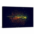 Quadro decorativo CSGO AWP Dragon Lore - Tela em Tecido Quadro decorativo CSGO AWP Dragon Lore - Tela em Tecido