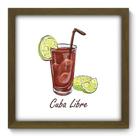 Quadro Decorativo - Cuba Libre - 33cm x 33cm - 376qdcm