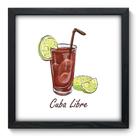 Quadro Decorativo - Cuba Libre - 33cm x 33cm - 376qdcp