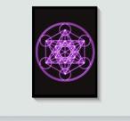 Quadro Decorativo Cubo de Metatron Esotérico Geometria Sagrada com Moldura E Acetato Tamanho A3 Quadro Decorativo Cubo de Metatron Esotérico Geometria Sagrada com Moldura E Acetato Tamanho A3