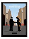 Quadro Decorativo Cult Pink Floyd Wish You Here 42x29cm Quadro Decorativo Cult Pink Floyd Wish You Here 42x29cm
