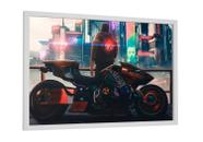Quadro decorativo - cyberpunk 2077 moto kusanagi