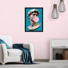 Quadro Decorativo Davi Bubble Gum Quadro Decorativo Davi Bubble Gum
