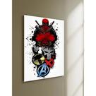 Quadro Decorativo Deadpool Marvel Quarto sala hall